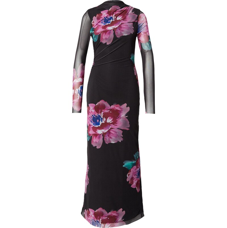 VERO MODA Šaty VMFLORY modrá / fialová / červená / černá