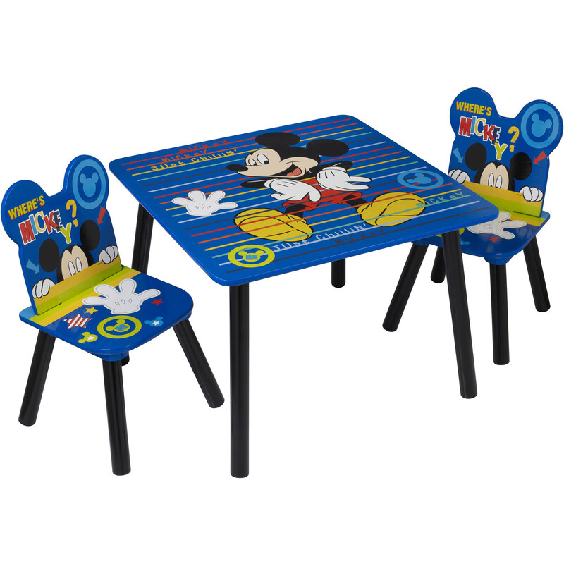 JNH Dětský stůl s židlemi Mickey Mouse