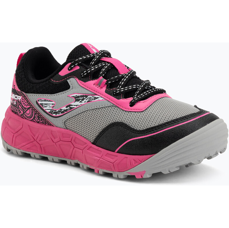 Dětské běžecké boty Joma Kubor Jr gray/fuchsia