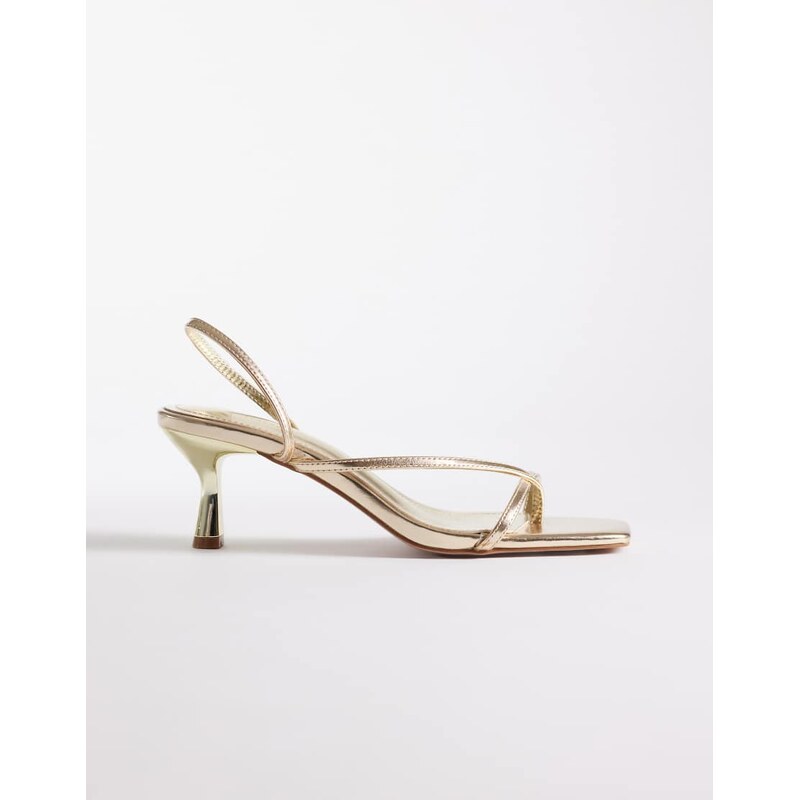 SIMMI Shoes Simmi London Zarah kitten heeled mule sandals in