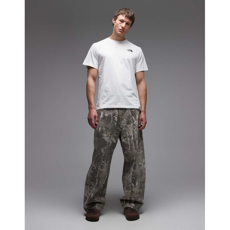 The North Face Evolution NSE Box t-shirt in white