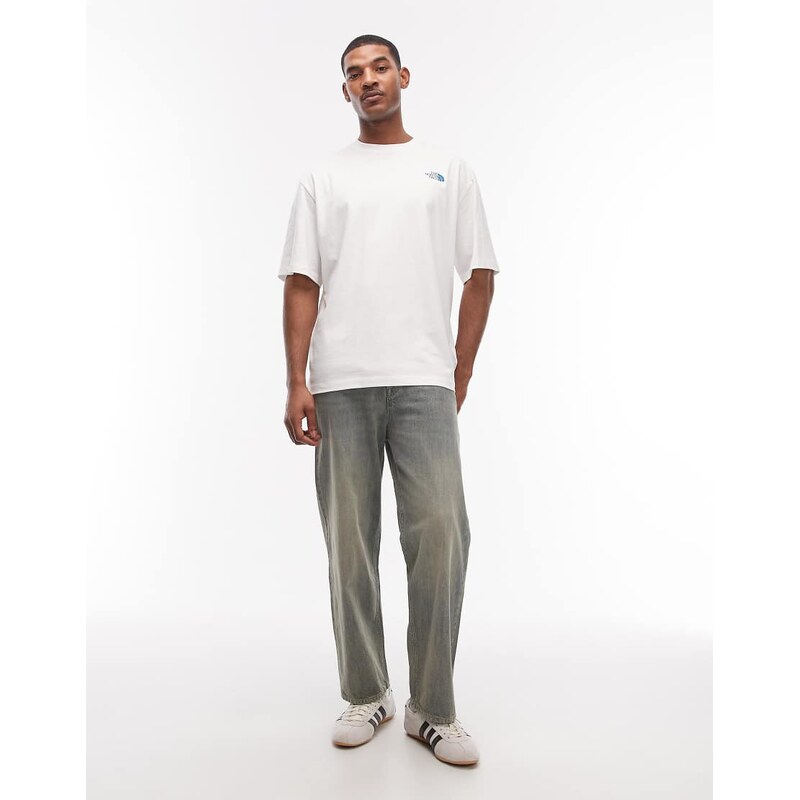 The North Face Flower backprint t-shirt in white