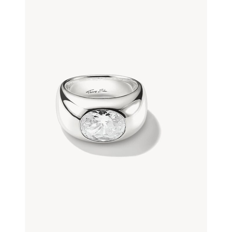 Thomas Sabo Ring in silver, white 115500714