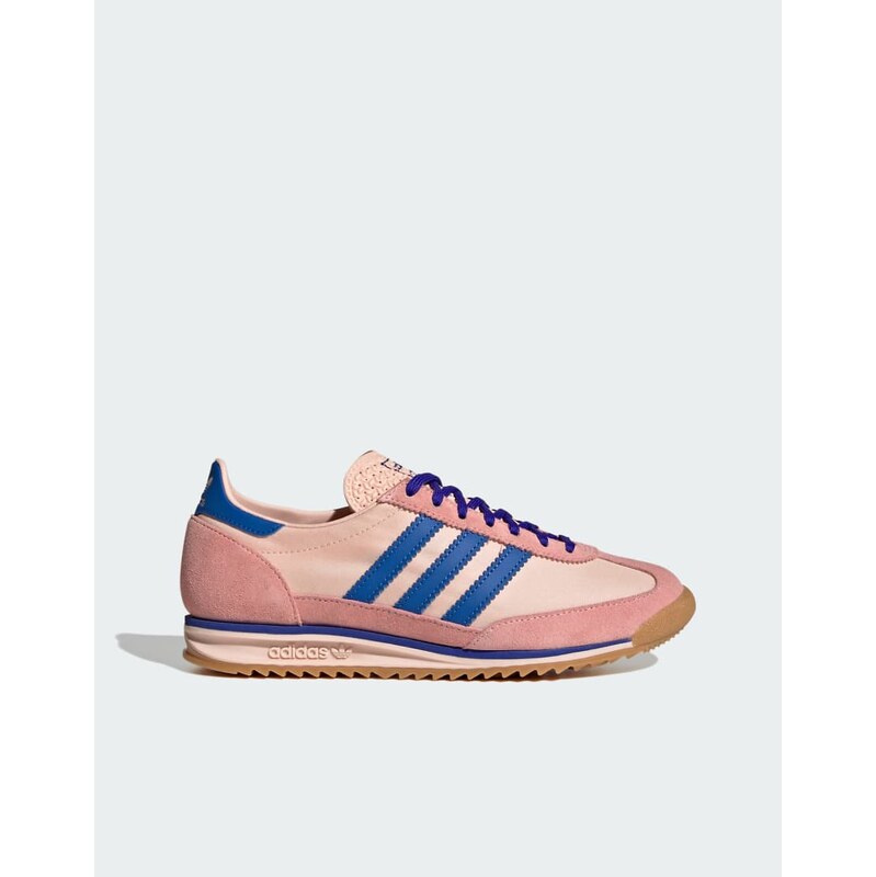 adidas Originals SL 72 OG trainers in pink and blue 115499786