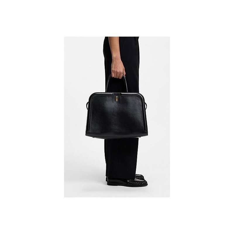 BOSS Ariell tote bag in leather with detachable pouch 113939362