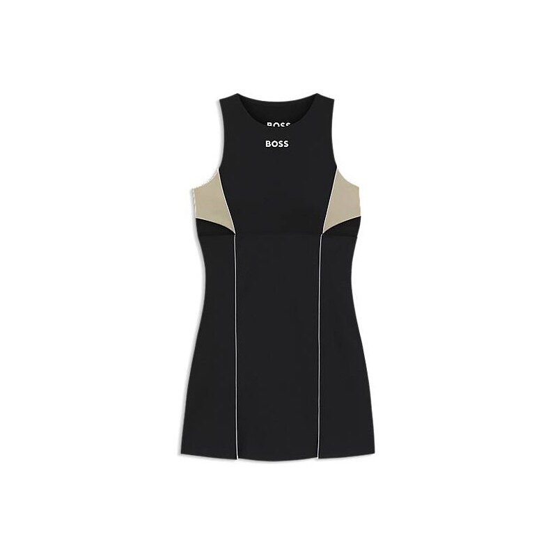 BOSS Active jersey dress with colour-blocking 114161078