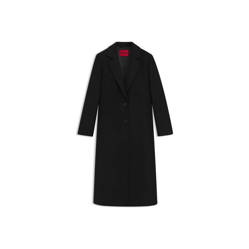 HUGO Relaxed-fit coat in a wool blend 115082550