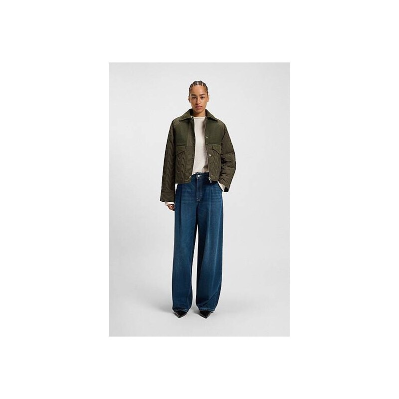 BOSS Water-repellent jacket in mixed materials 113940178