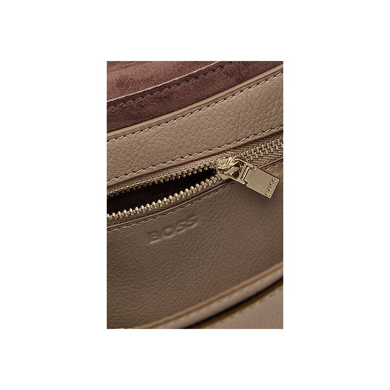 BOSS Ariell saddle bag in grained leather 114161211