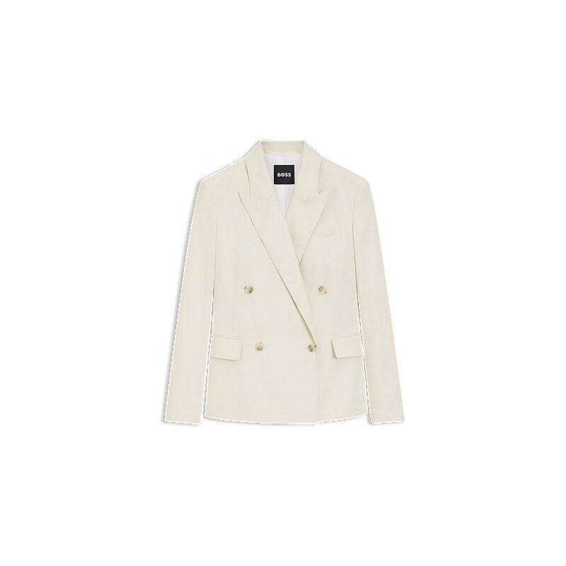 BOSS Regular-fit blazer in stretch cotton 113941510