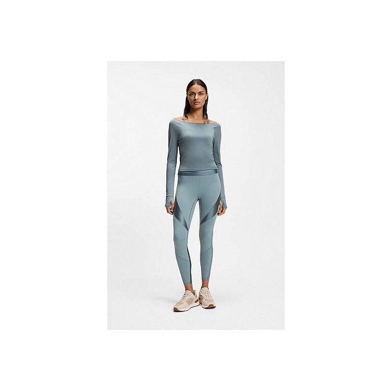 BOSS Active burnout-fabric top with shiny underlayer 113940703
