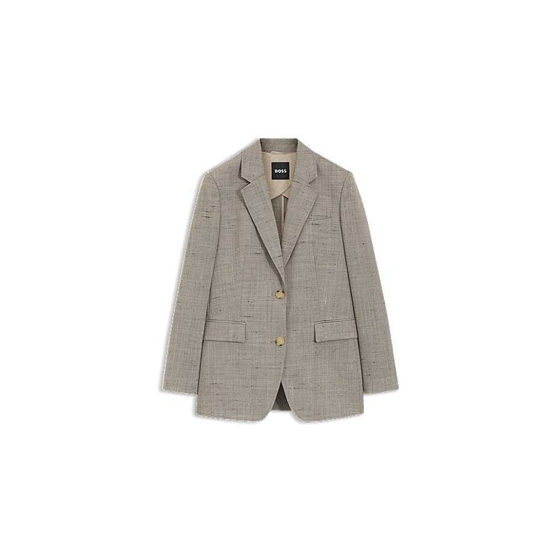 BOSS Regular-fit blazer in a wool blend 113941672
