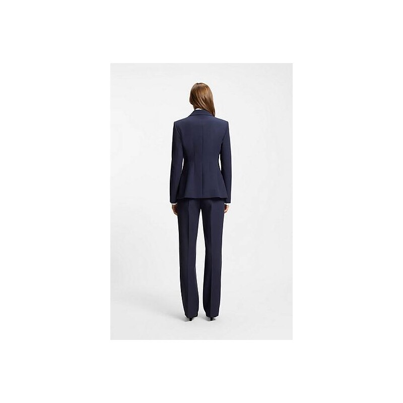 HUGO Regular-fit blazer with metal button 113940761