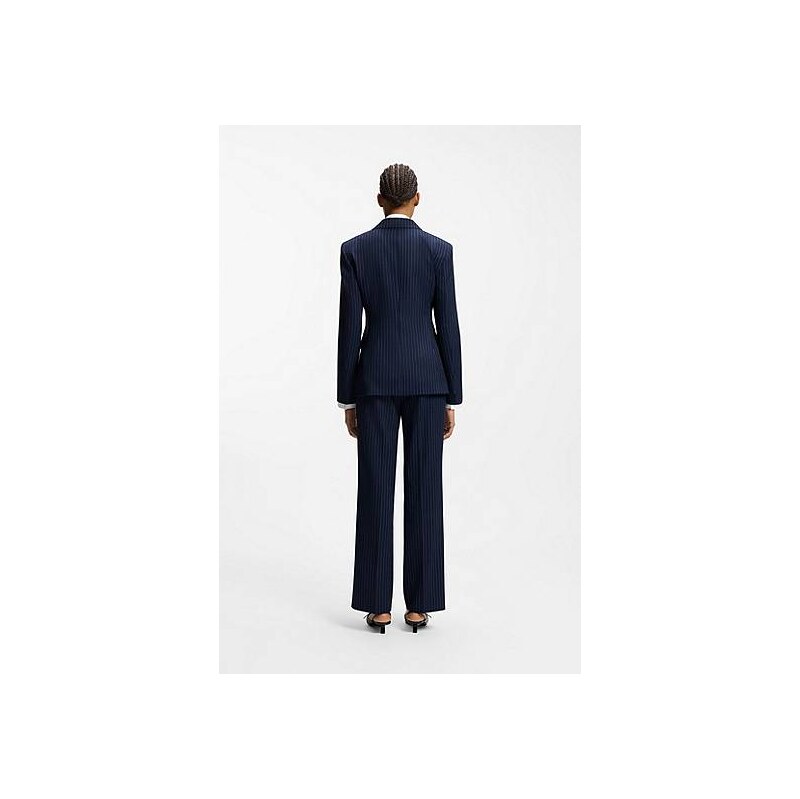 HUGO Regular-fit blazer with pinstripe 113940839
