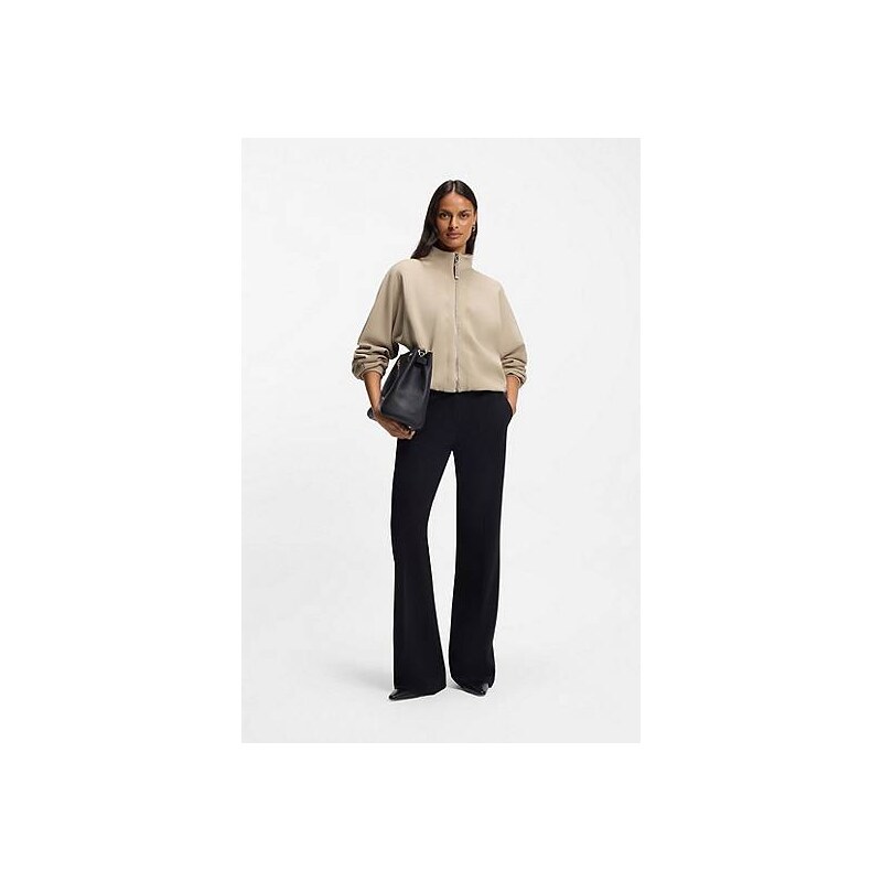 BOSS Loose-fit bomber jacket in stretch jersey 113940964