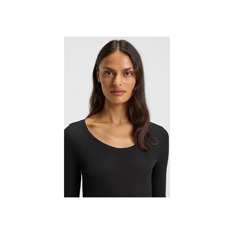 BOSS Cotton-blend pyjama top with waffle structure 113941441