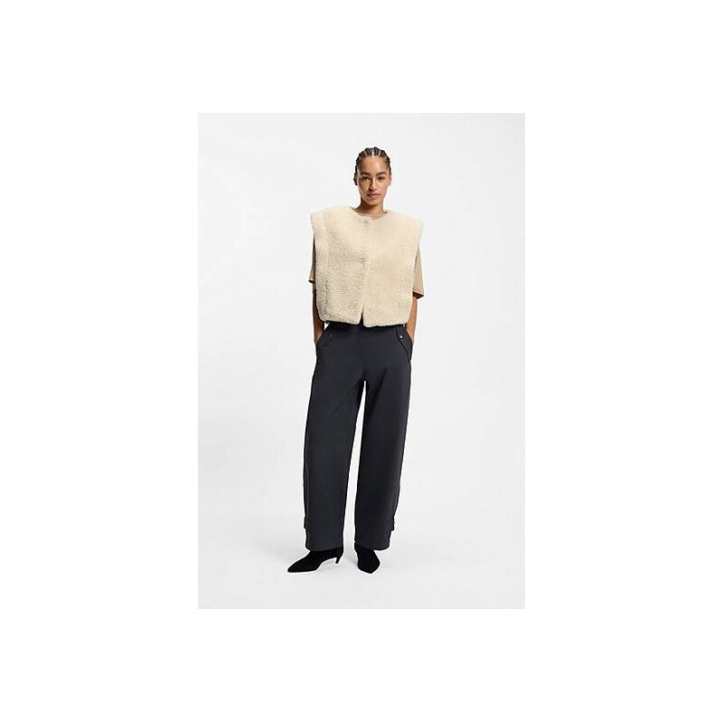 BOSS Gilet in plush teddy 113941512