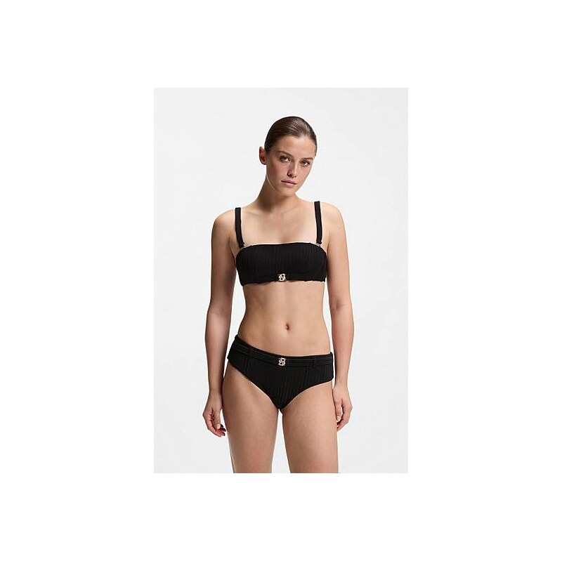 BOSS Plissé bikini bottoms with Double B monogram 113942176