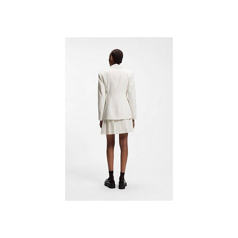 HUGO Regular-fit blazer with pinstripe 113942191