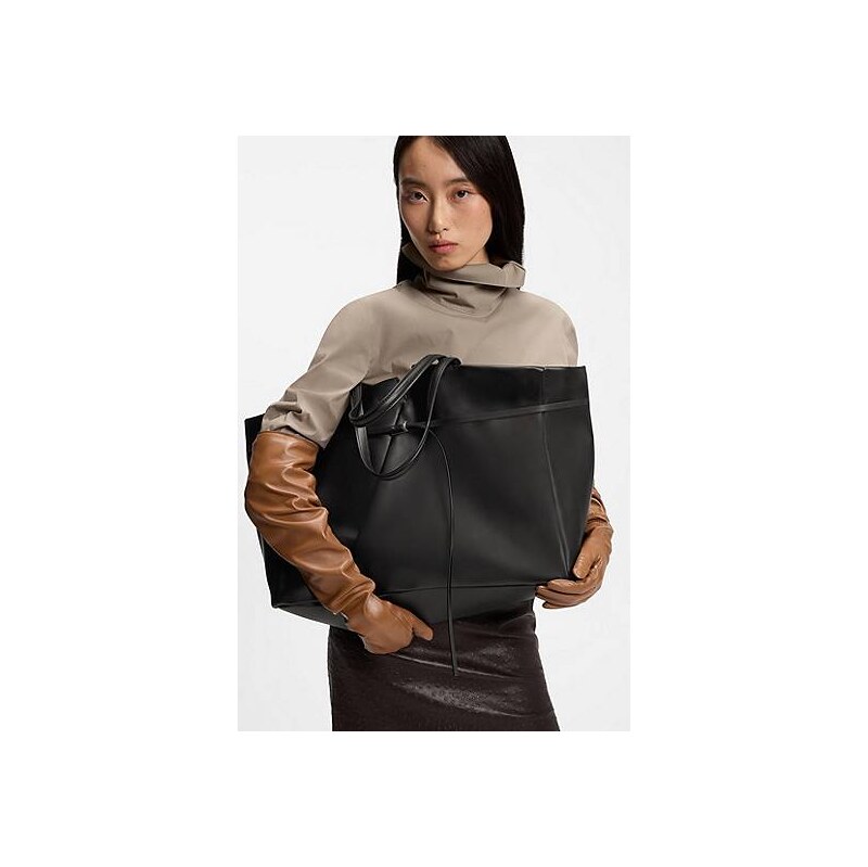 Runway BOSS Revers tote bag in leather 113942629