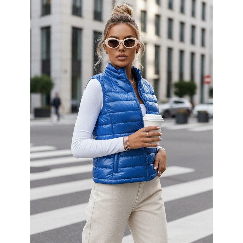 Kamizelka damska niebieska model 22032192 - FashionStreet