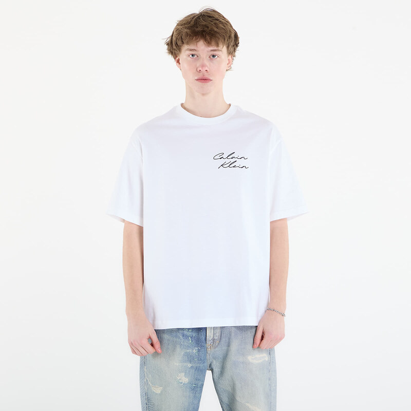 Tričko Calvin Klein Jeans 16S April Graphic Se Tee White XL