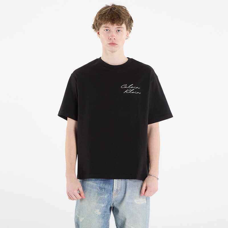 Tričko Calvin Klein Jeans 16S April Graphic Se Tee Black S