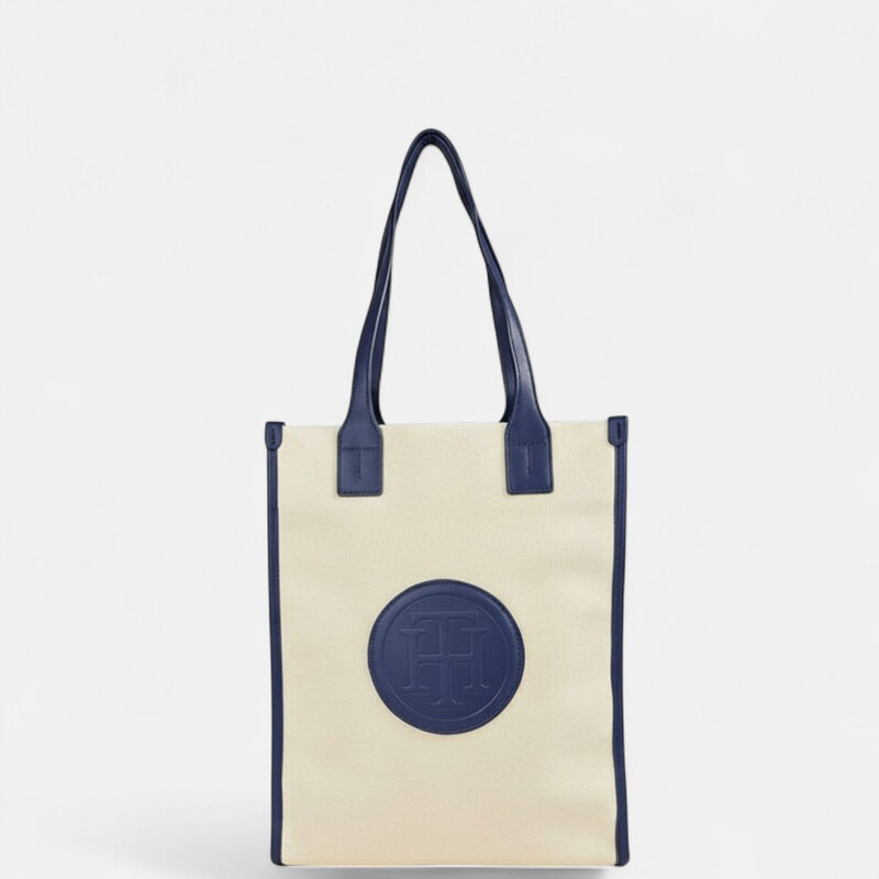 Textilní kabelka Tommy Hilfiger Canvas Shopper Tote 56611 114736959