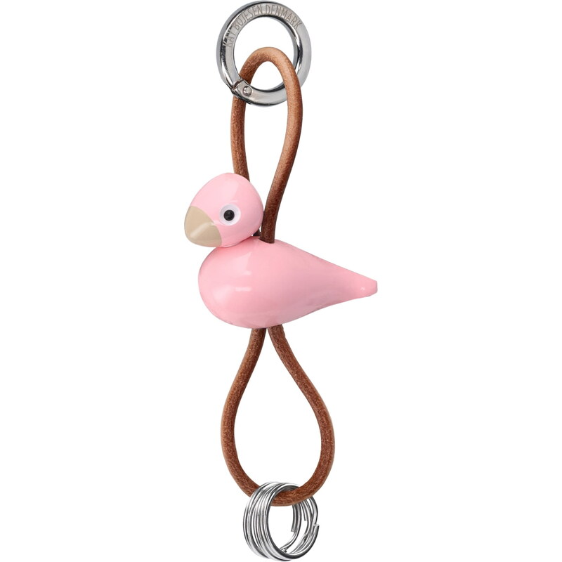 Kay Bojesen Dřevěná klíčenka Bird Rose / Silver