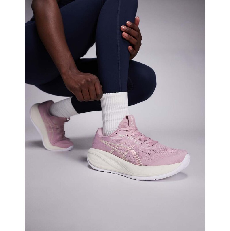 Asics Gel-Cumulus 28 running trainers in morganite and pearl pink 114259922