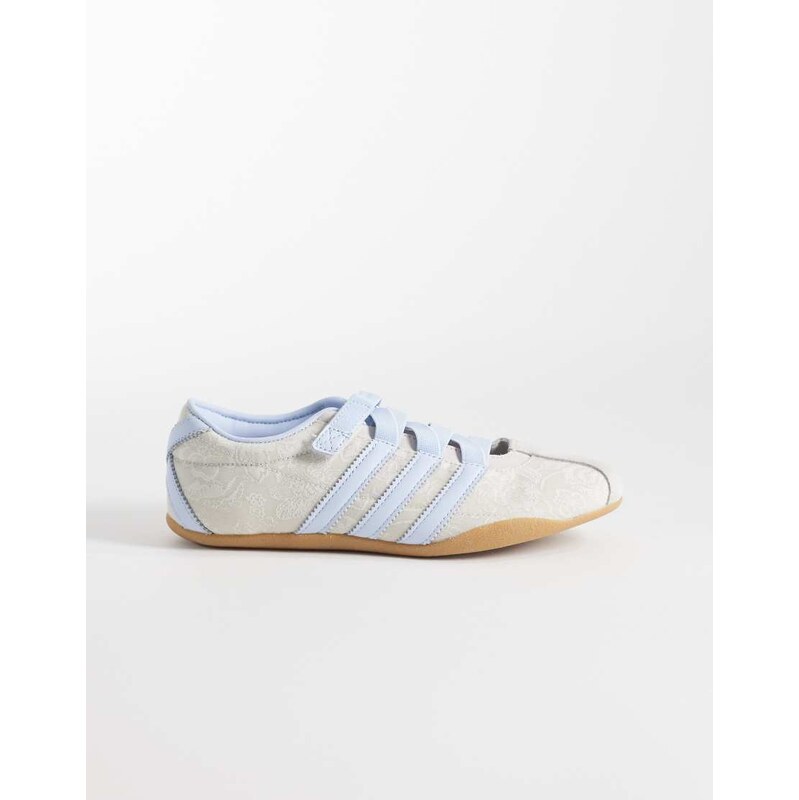 adidas Originals Tokyo mary jane flats in off white and blue