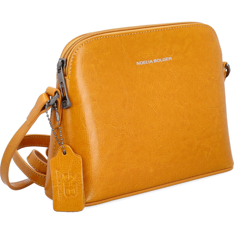 Kožená kabelka crossbody Noelia Bolger žlutá NB 0080 ZLU 114260879