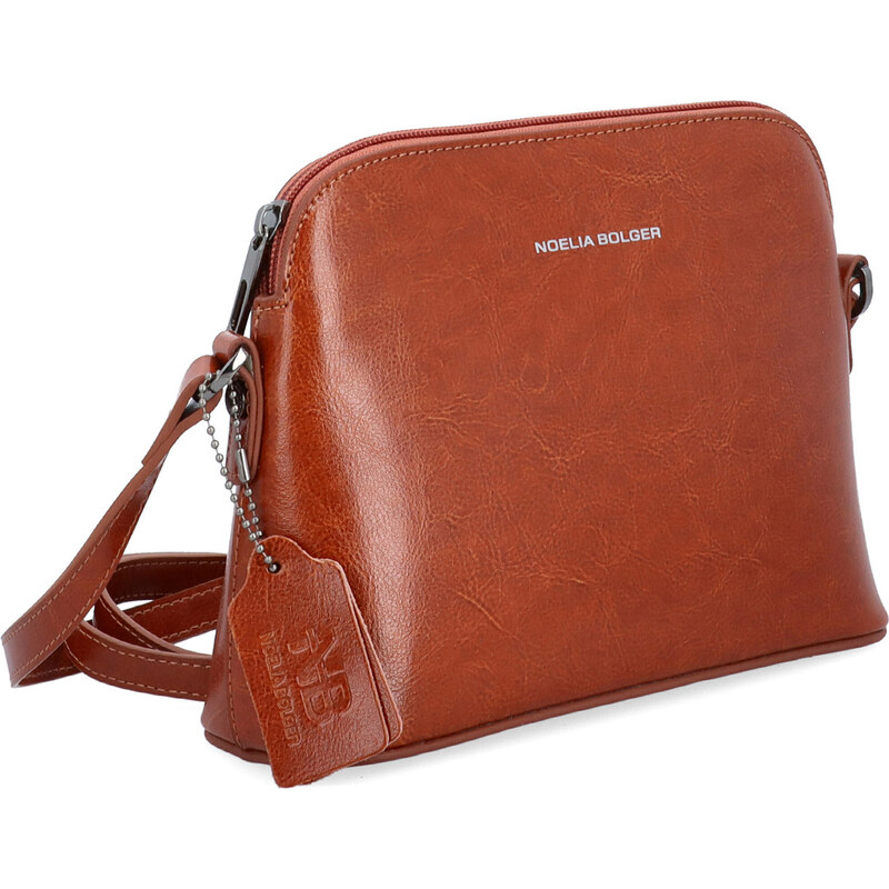 Kožená kabelka crossbody Noelia Bolger koňaková NB 0080 KO 114260880