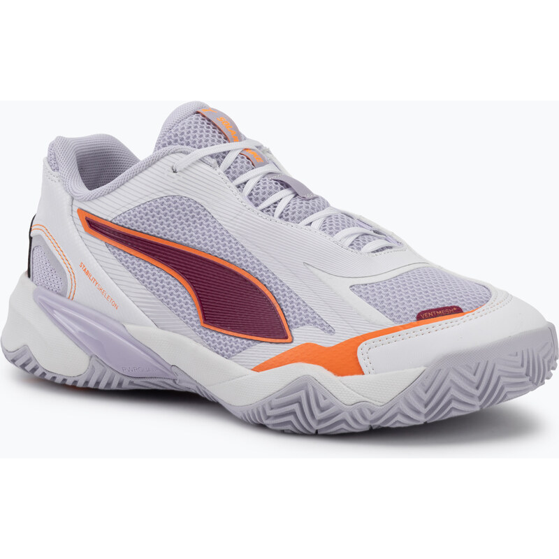 Dámské házenkářské boty PUMA Solarstrike 4 puma white/heat fire