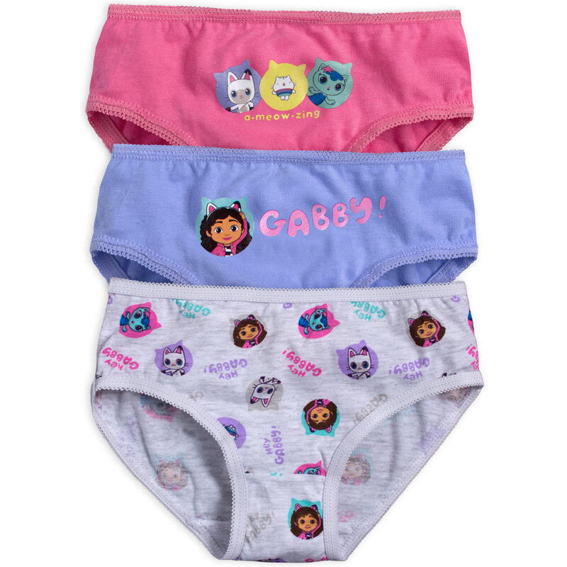 Dívčí kalhotky GABBYS DOLLHOUSE balení 3ks 114262820