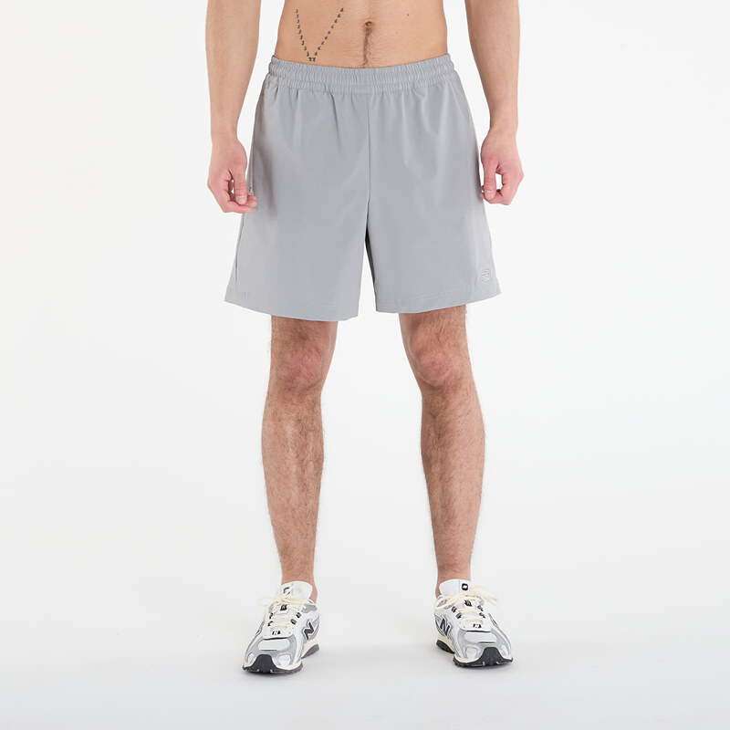 Šortky New Balance Athletics Stretch Woven Short 7 Slate Grey M