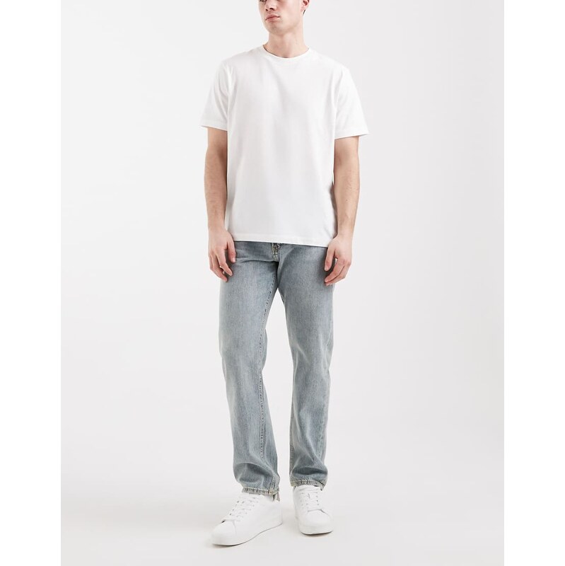 Jack & Jones Chris straight jeans in light blue