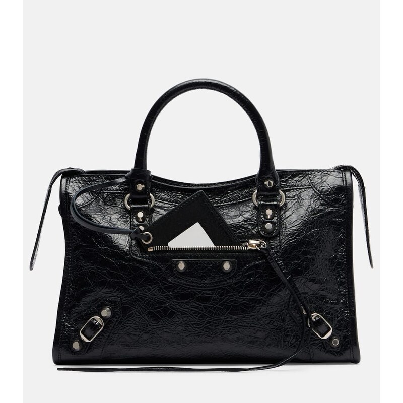 Balenciaga Le City Small leather top-handle bag