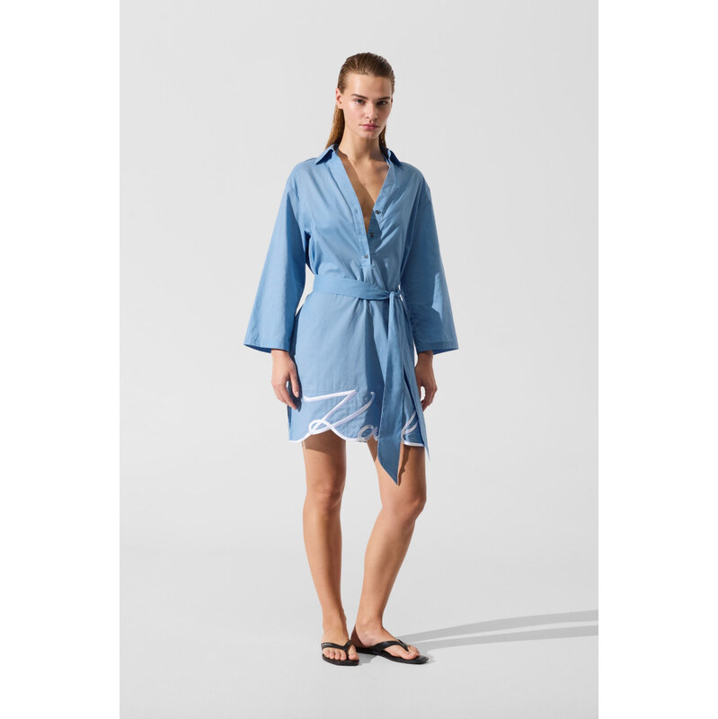 PLÁŽOVÉ OBLEČENÍ KARL LAGERFELD KARL DNA SIGNATURE BEACH DRESS 114280559