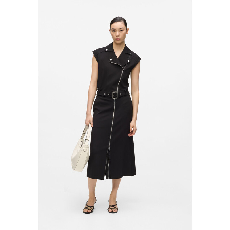 SUKNĚ KARL LAGERFELD JERSEY BIKER SKIRT