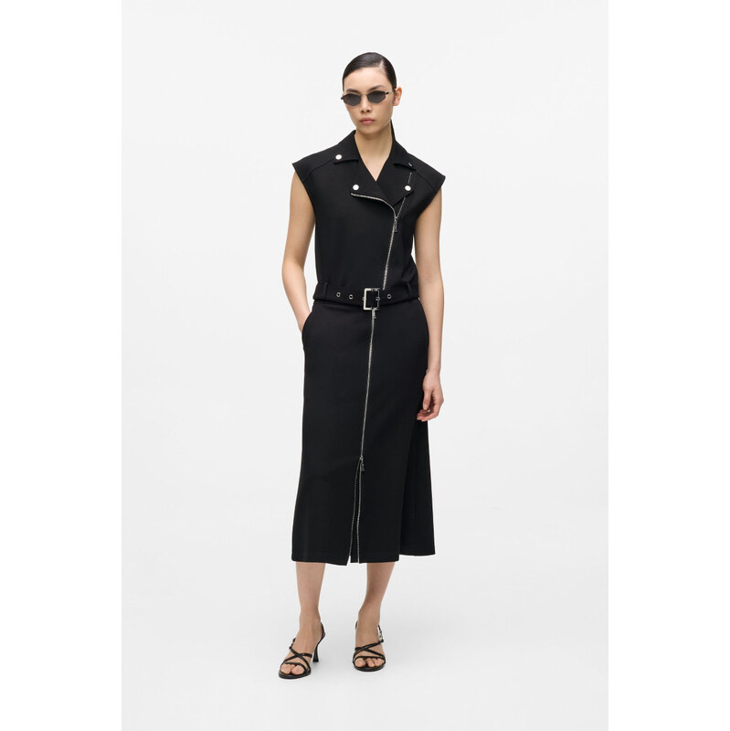 VESTA KARL LAGERFELD JERSEY BIKER SWEATSHIRT