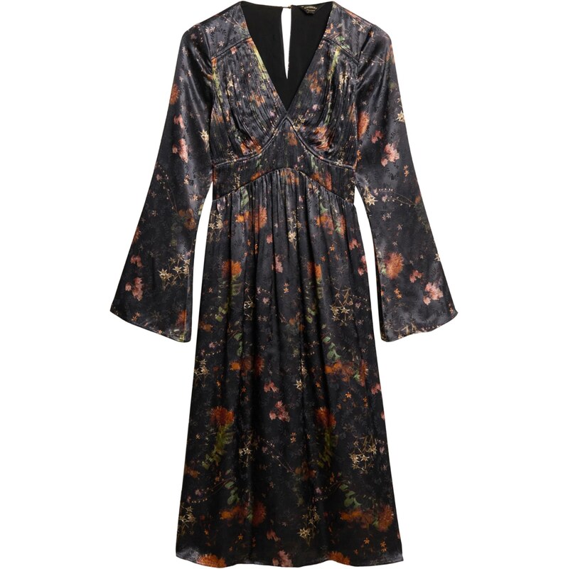 Superdry & Co Šaty okrová / zlatá / světle zelená / černá 114281080