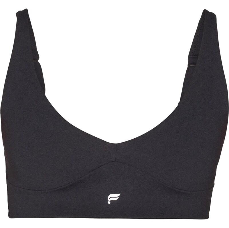 Fabletics Sportovní podprsenka PURELUXE černá / bílá