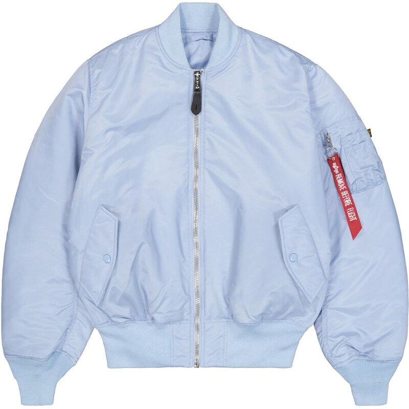 ALPHA INDUSTRIES Přechodná bunda pastelová modrá
