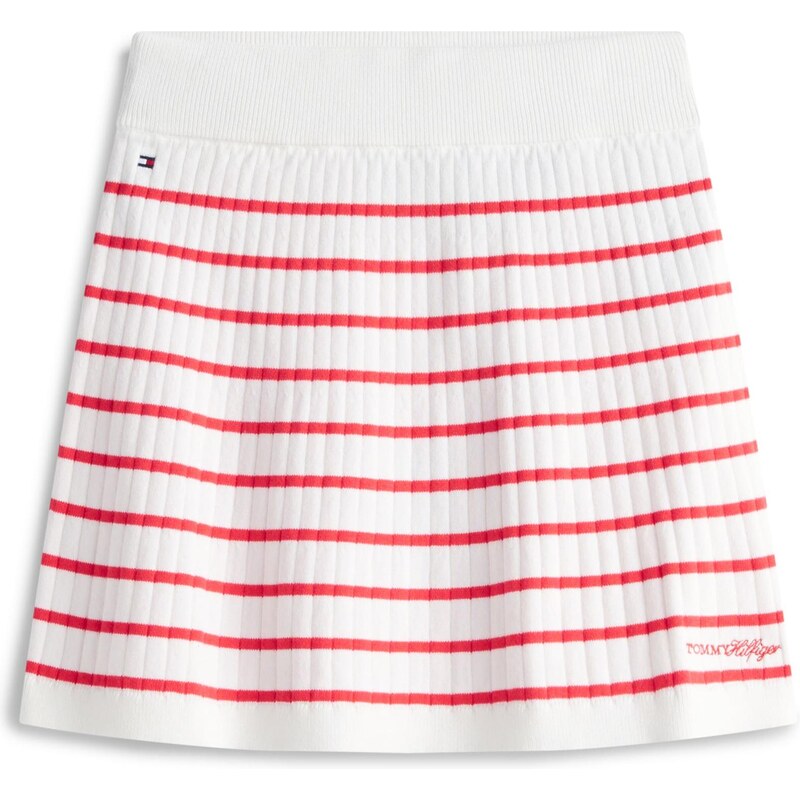 TOMMY HILFIGER Sukně červená / bílá