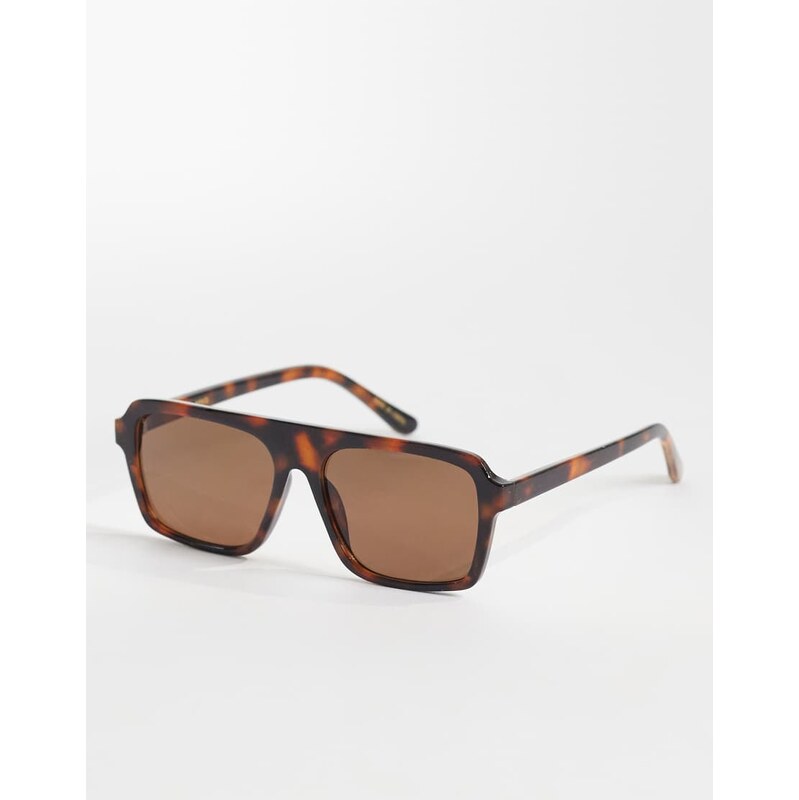 Mango aviator sunglasses in tortoiseshell-Brown 114281631