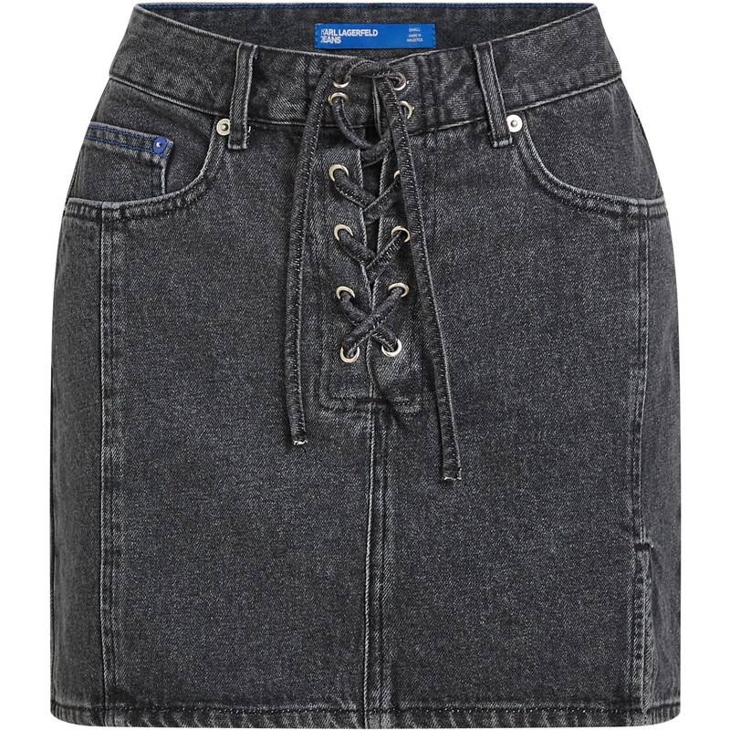 KARL LAGERFELD JEANS Sukně černá džínovina