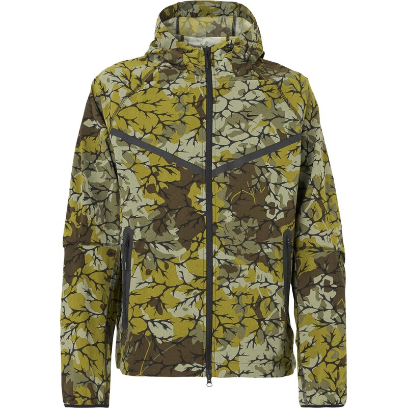 Nike Sportswear Přechodná bunda 'TECH' olivová / kiwi / pastelově zelená / černá