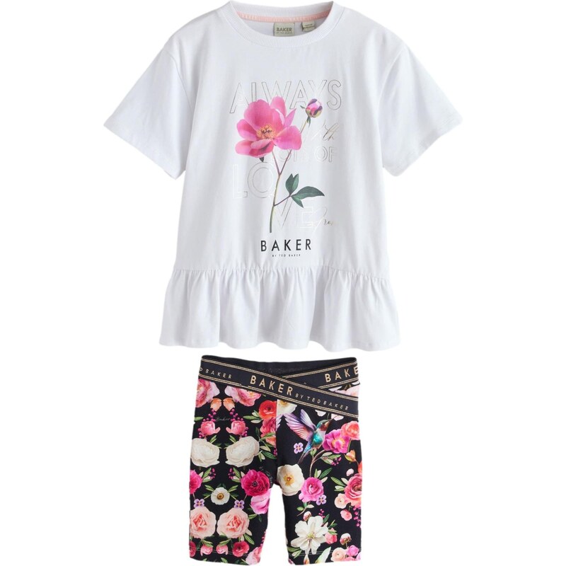Baker by Ted Baker Sada tmavě zelená / pink / černá / bílá 114282359