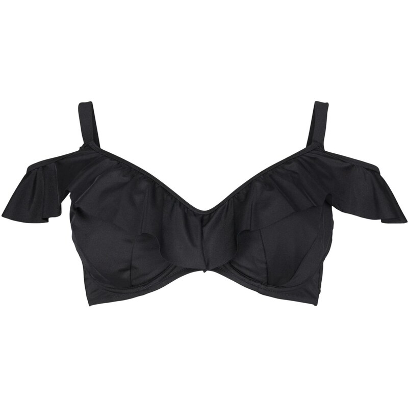 Swim by Zizzi Horní díl plavek Sallica černá 114282393